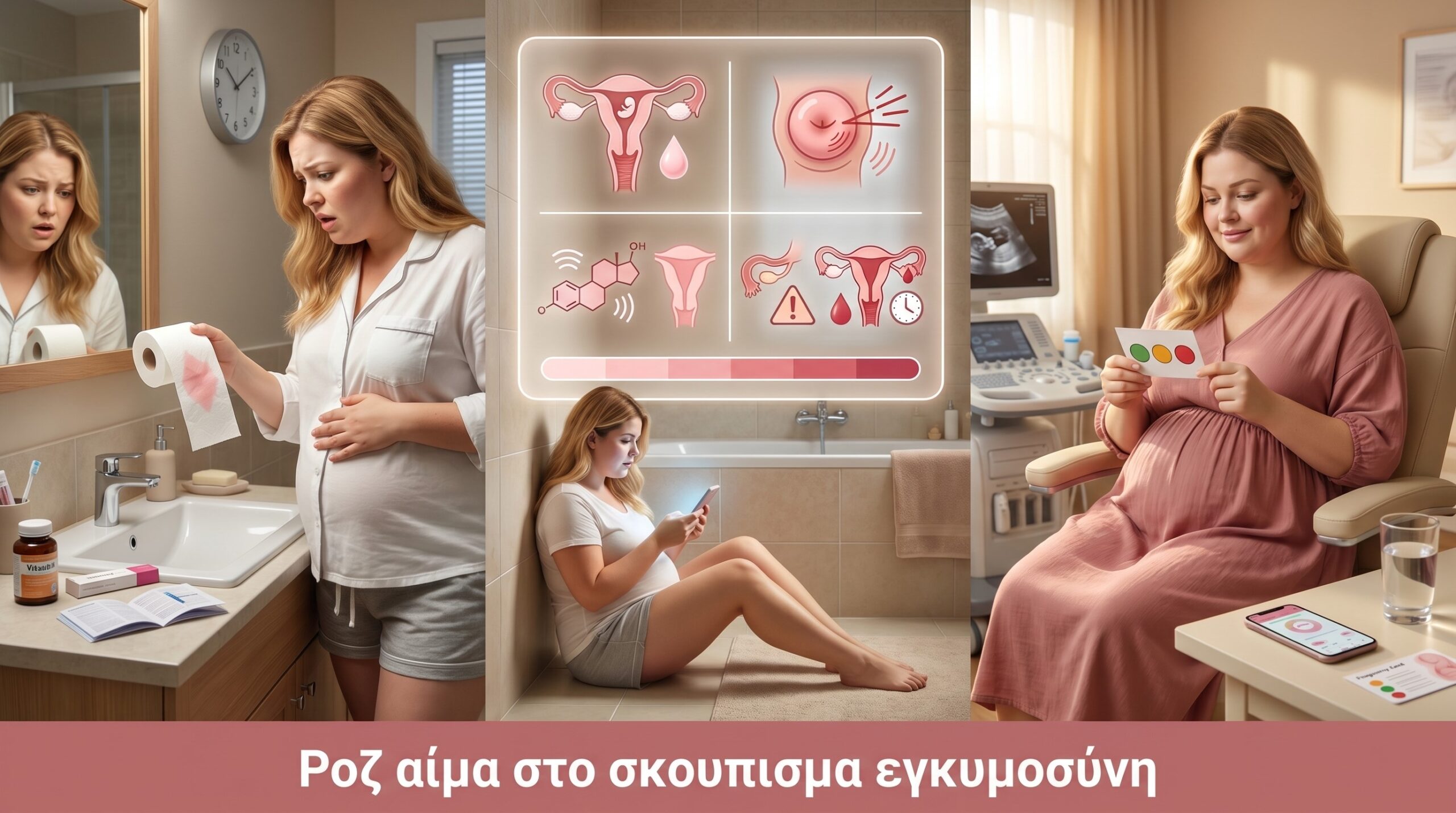 Ροζ αιμα στο σκουπισμα εγκυμοσυνη