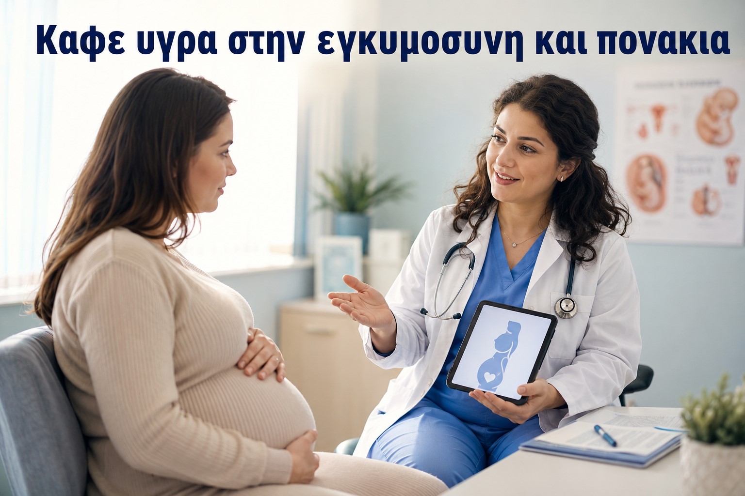 Καφε υγρα στην εγκυμοσυνη και πονακια